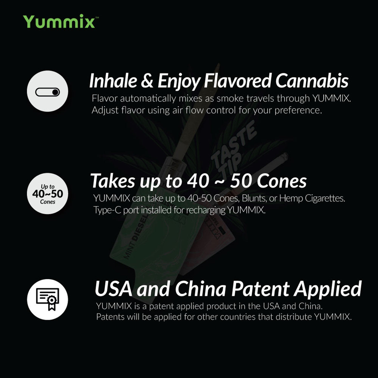 Yummix Taste Tips (10 Flavors)