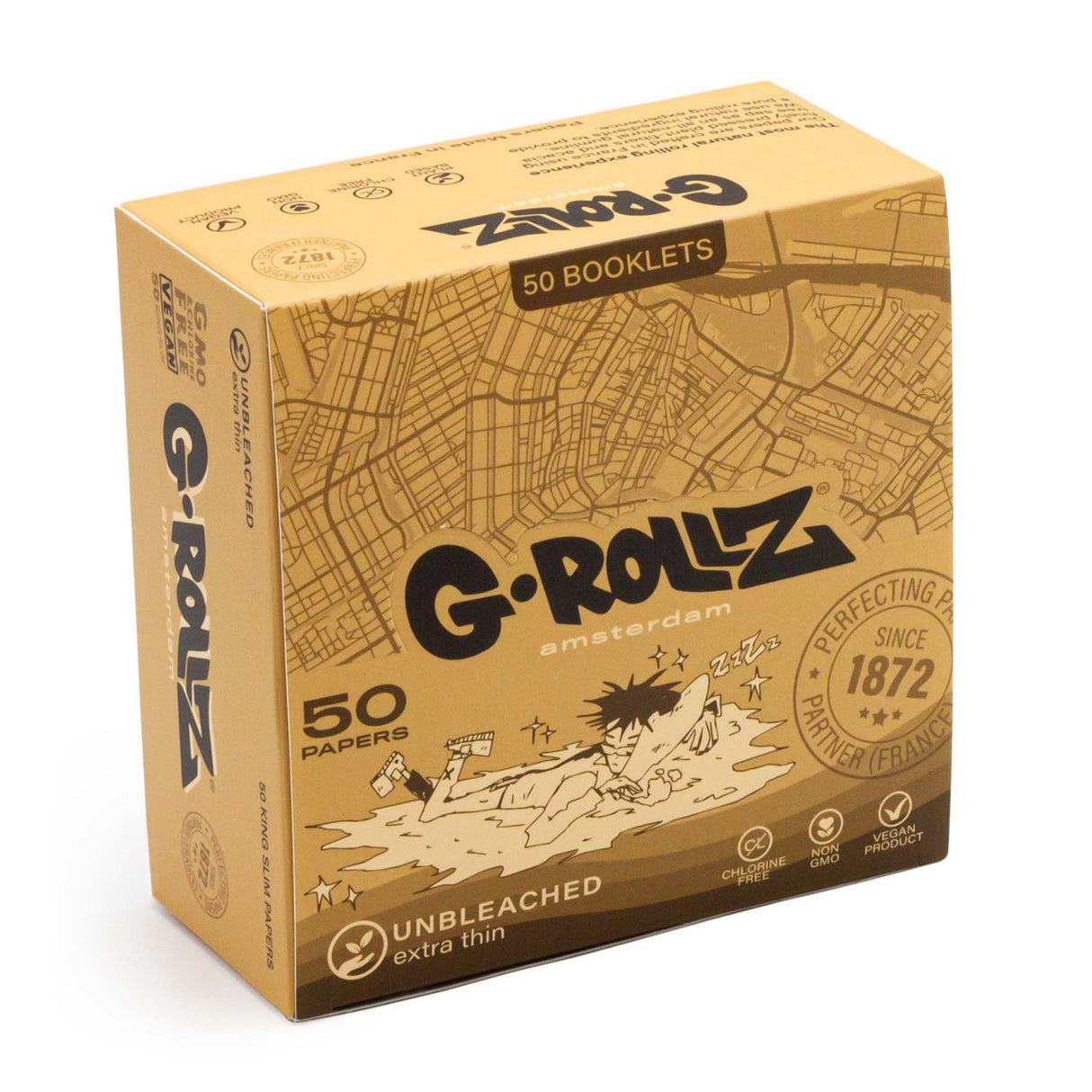 G Rollz Papers - Unbleached Papers Extra Slim (King Size)
