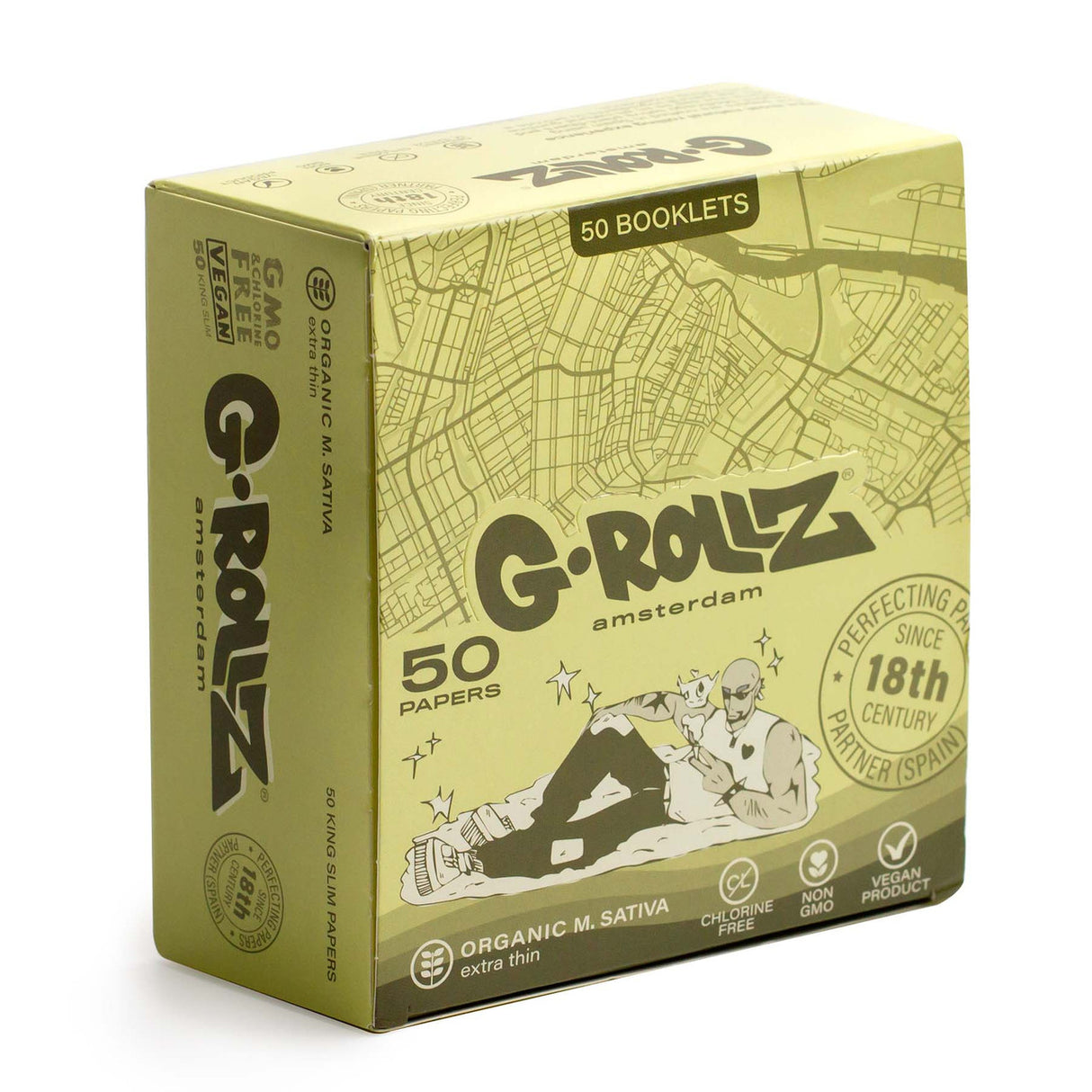 G Rollz Papers - Medicago Sativa Extra Thin (King Slim Size)