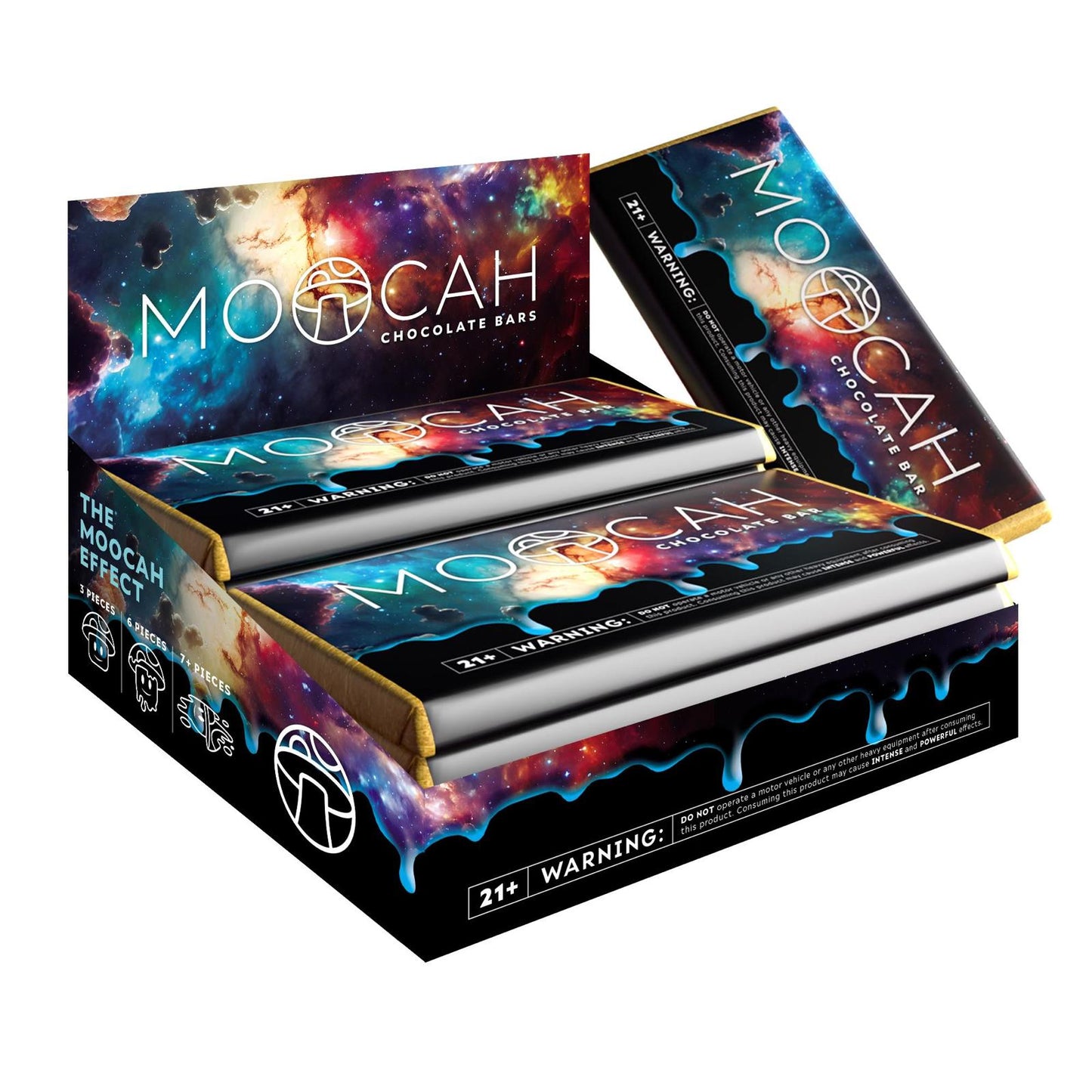 Moocah Milk Chocolate Bars (Box of 12)