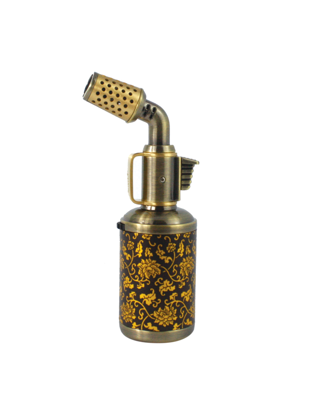 Scorch Torch - Bronze Floral w/ Gold Accents Blow Torch