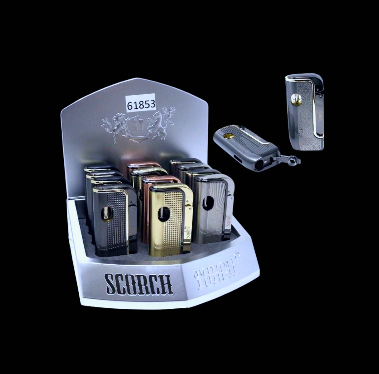 Scorch Torch - Single Torch Cigar Lighter w/ Punch (12pcs)