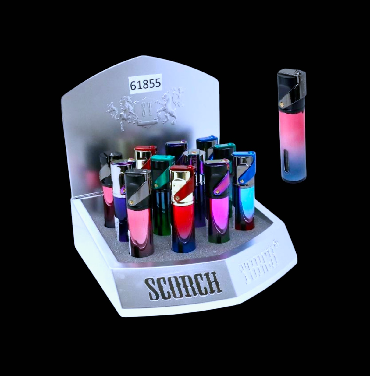 Scorch Torch - Cylindrical Shape Single Torch Lighter (12pcs)