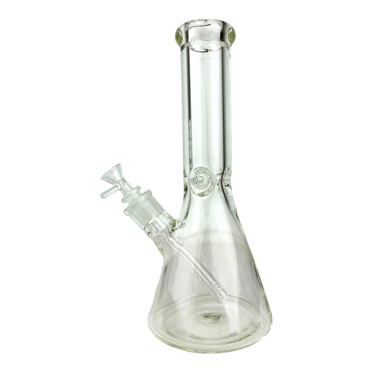 Glass Water Pipe - Clear Beaker (12")(9mm)