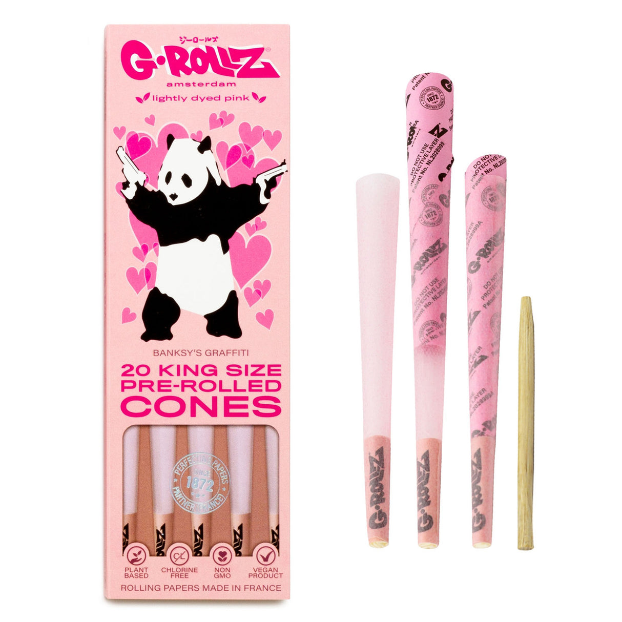G Rollz Cones - 20 pack (King Size)(5 Types)