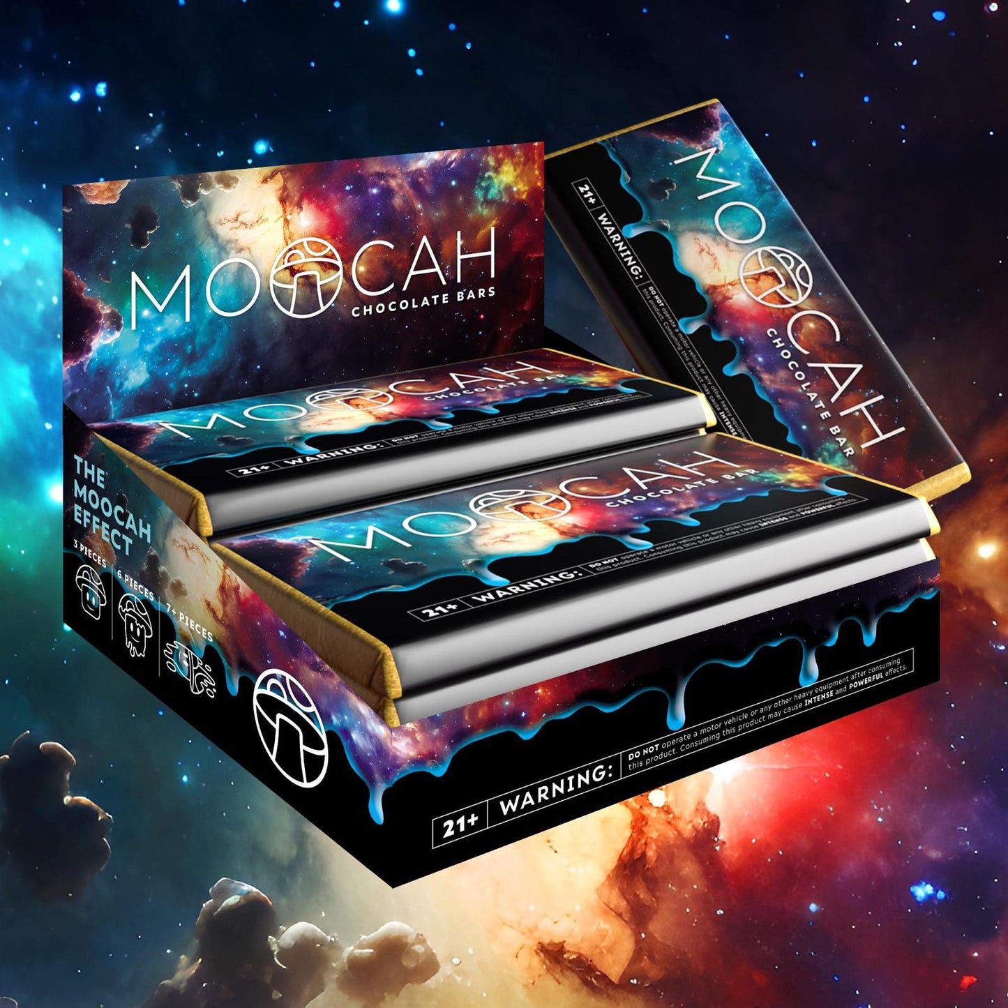 Moocah Milk Chocolate Bars (Box of 12)