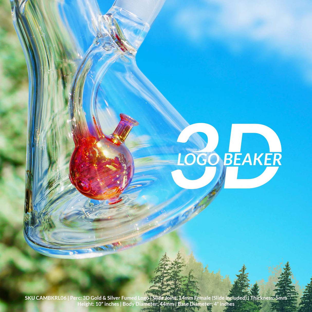 Glass Labs 303 - Mini Simple Beaker (10")