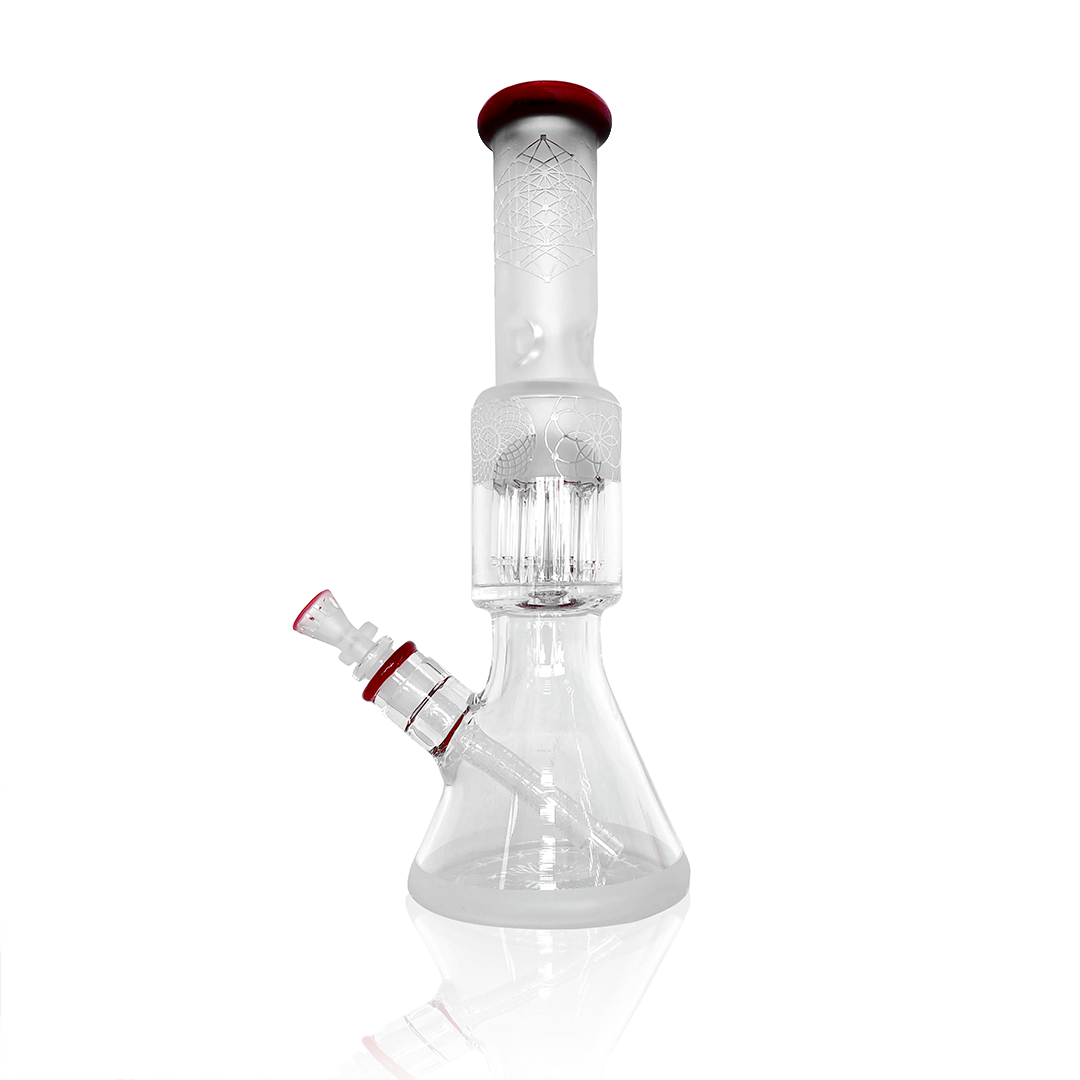 Calvo Glass - Blasted Mosaic Beaker (15")