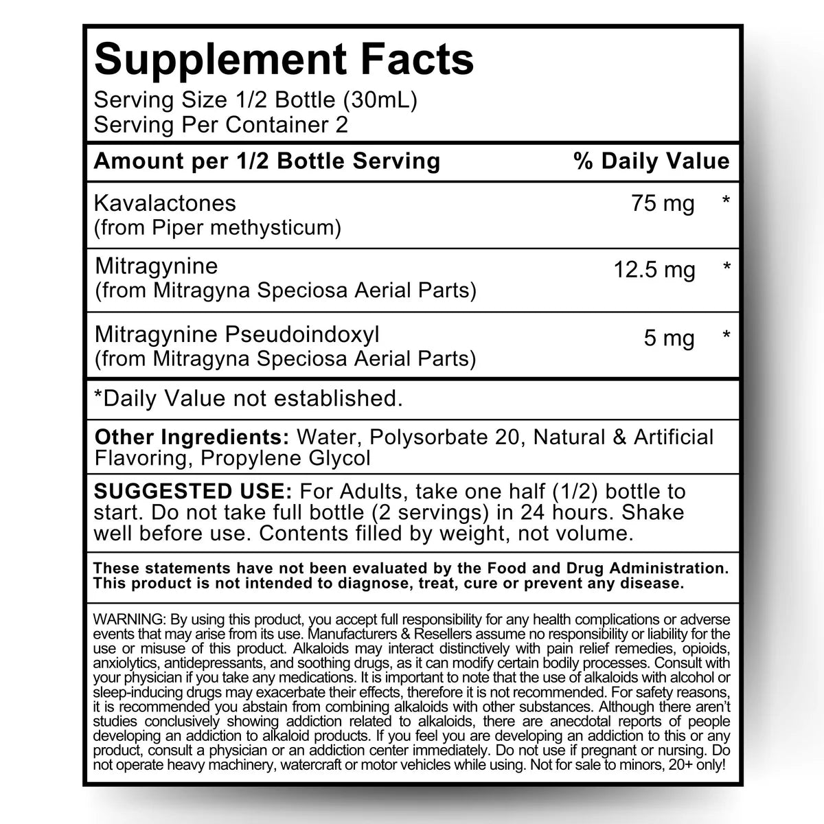 Zana Chill (Kratom/Kava Shot)