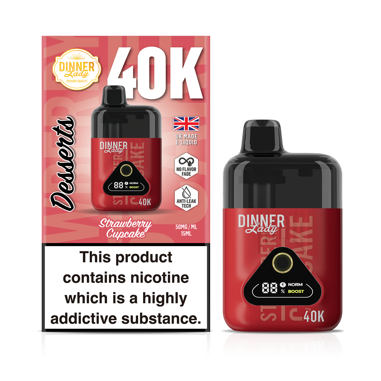 Dinner Lady - 40k Dessert Disposable (5pc)