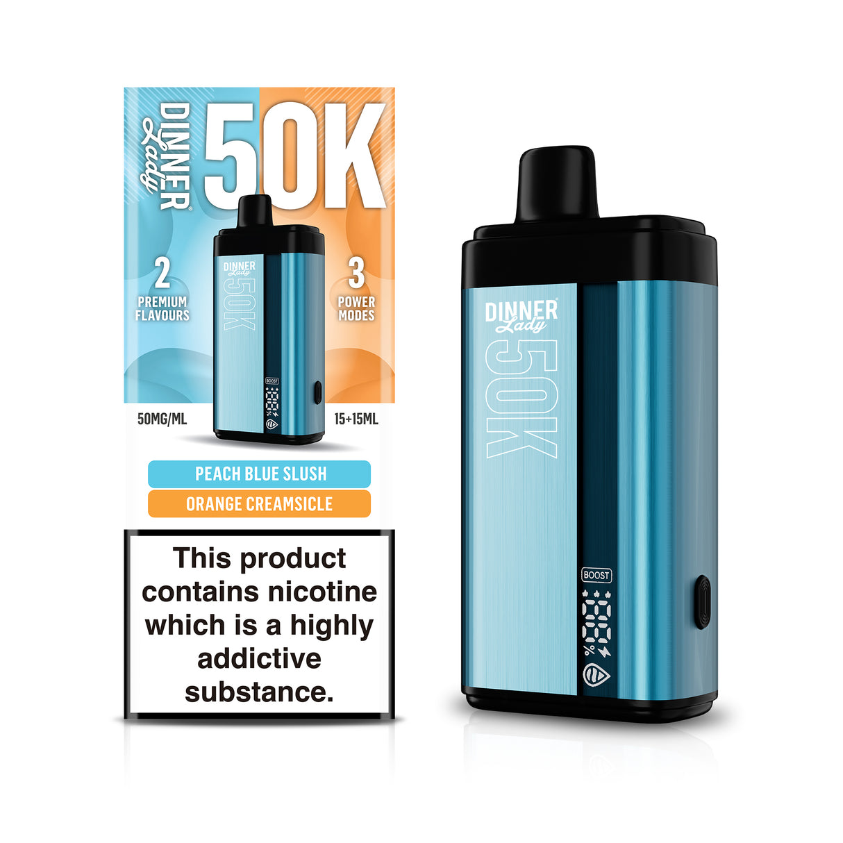 Dinner Lady - 50k Dual Flavor Disposable (5pc)