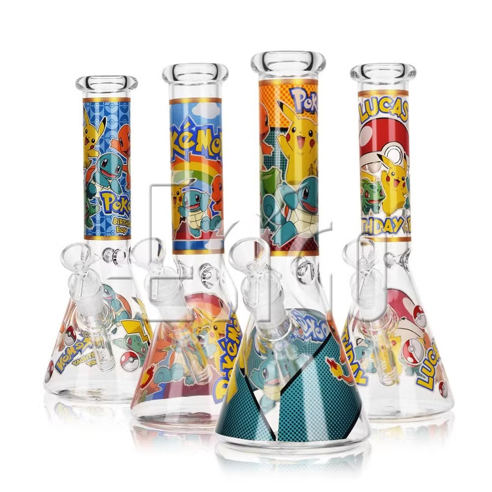 Glass Water Pipe - Catch Them (10")