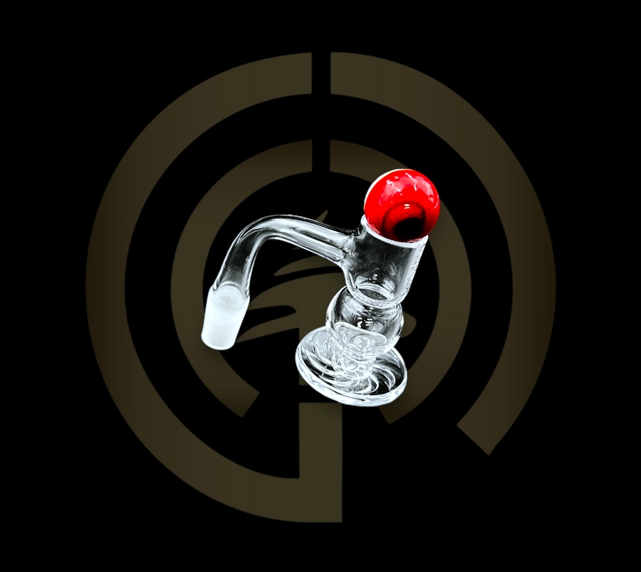Space King Quartz Bangers - Fully Fused Round Blender Terp Slurper (14mm)