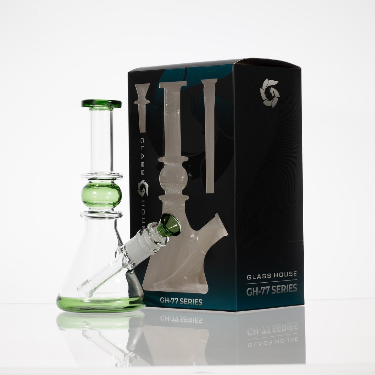Glass House Water Pipe Kit - Orb Beaker (8.5")