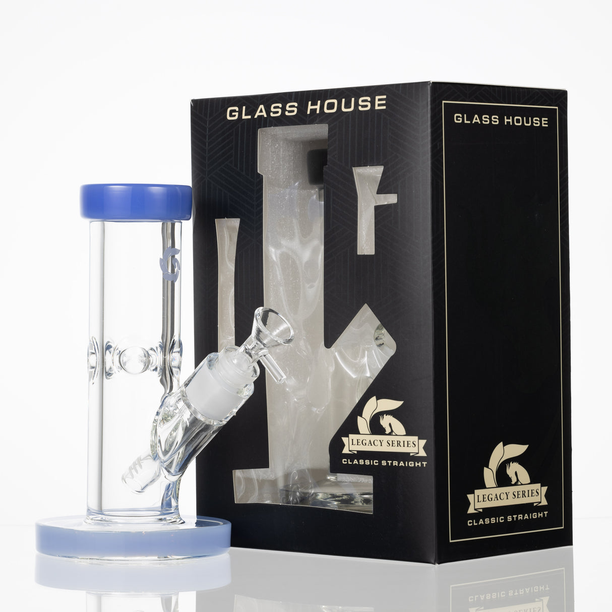 Glass House Water Pipe Kit - Legacy Series - Straight (8")