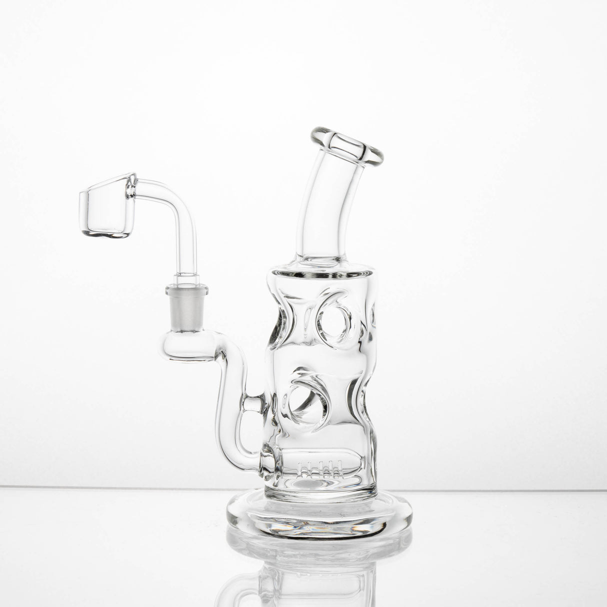 Glass Water Pipe - Micro Swiss Rig (6.25")