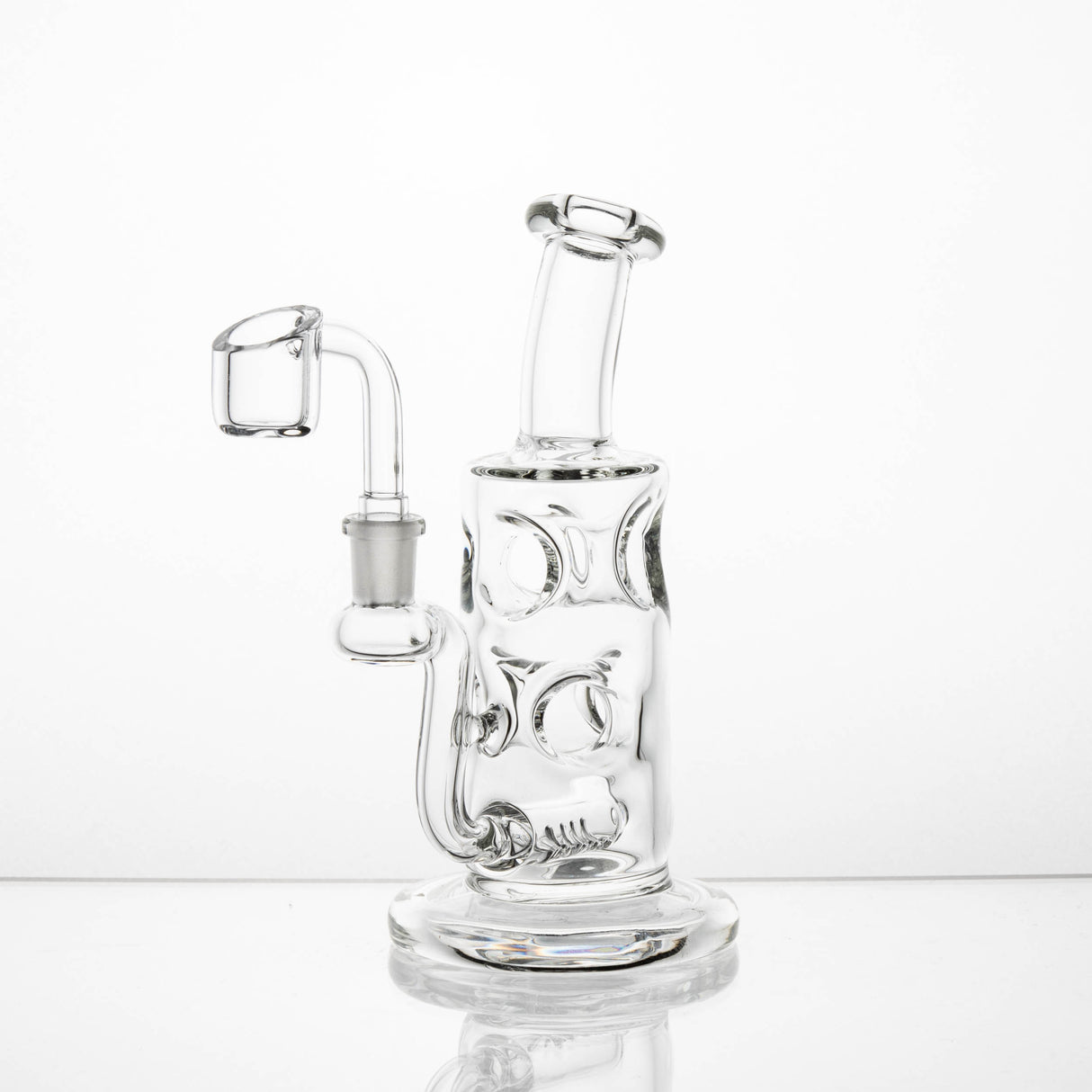 Glass Water Pipe - Micro Swiss Rig (6.25")