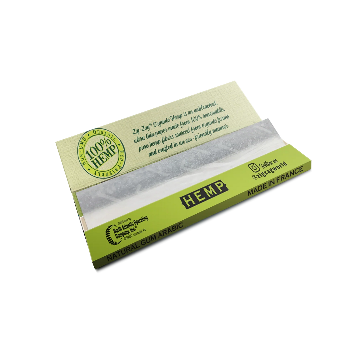 Zig Zag - Organic Hemp Papers (King Slim)(24 Pack)