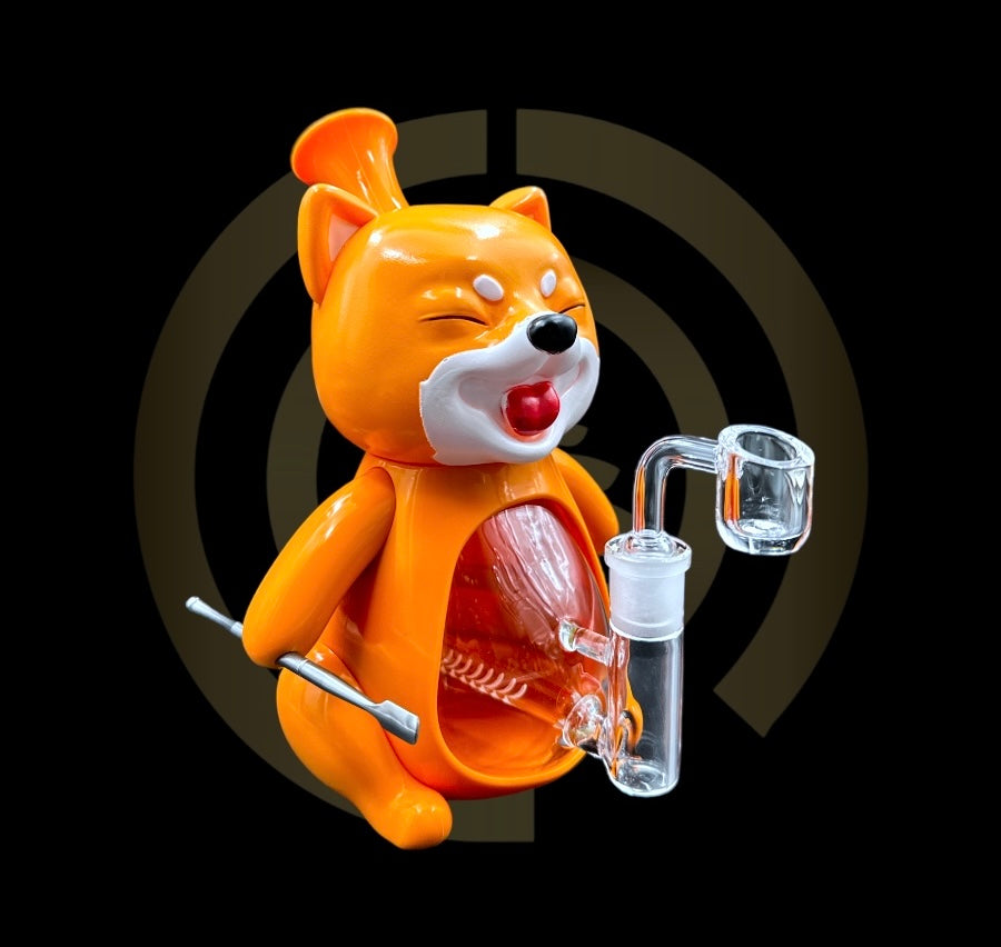 Silicone Water Pipe - Shiba (9")