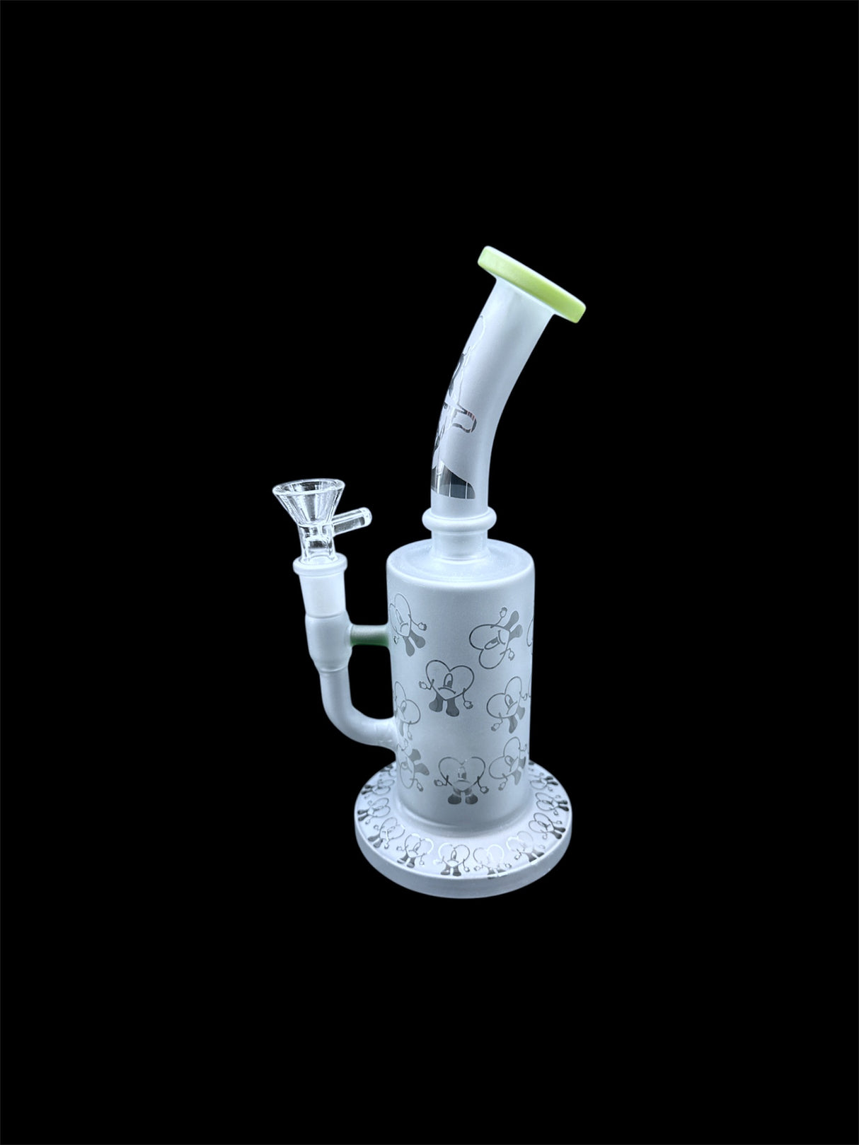 Glass Water Pipe - Flashy Rigs (9")