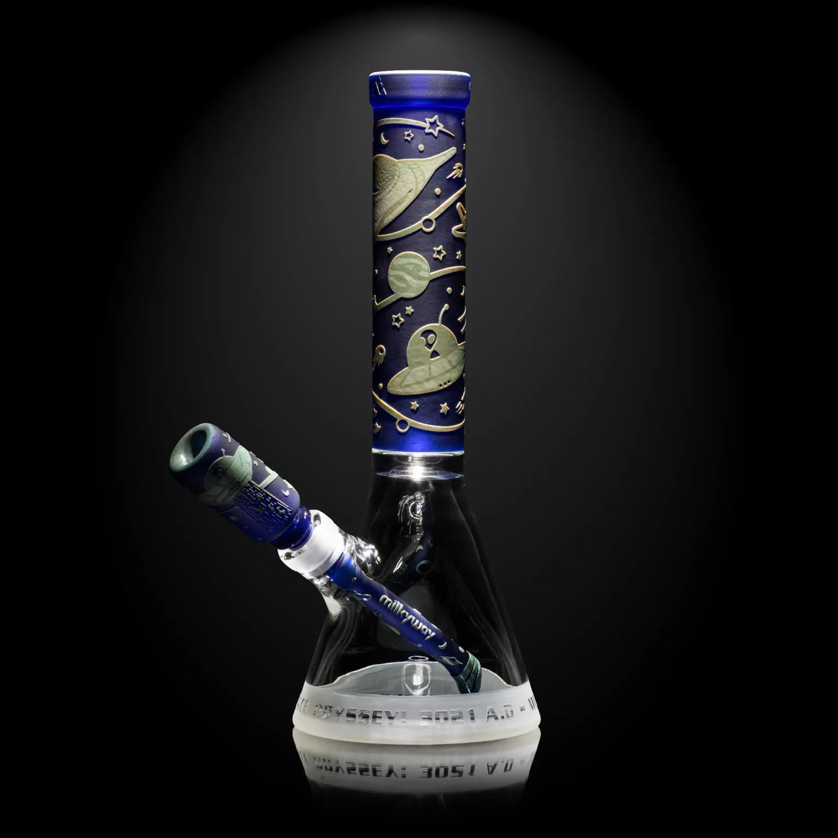 Milky Way Glass - Space Odyssey in Color Beaker (14")