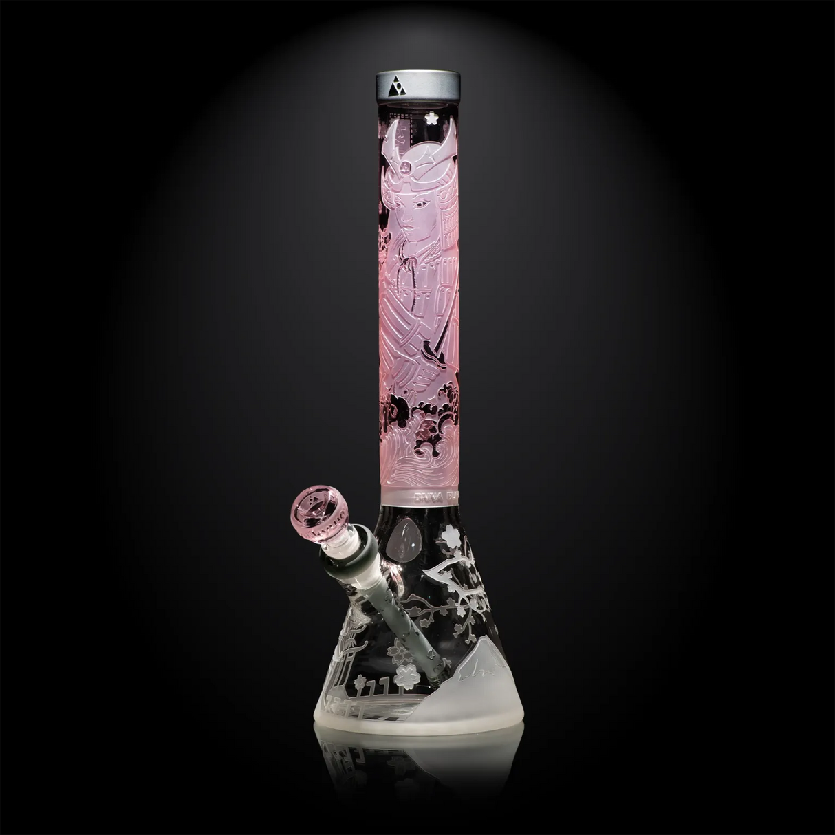 Milky Way Glass - Femme Samurai Beaker - Pink (16")