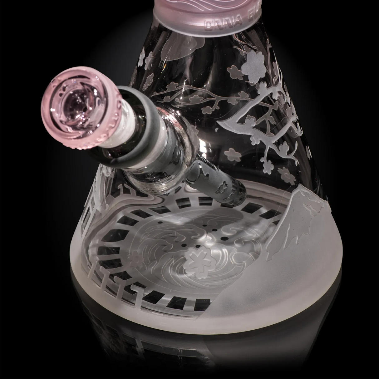 Milky Way Glass - Femme Samurai Beaker - Pink (16")