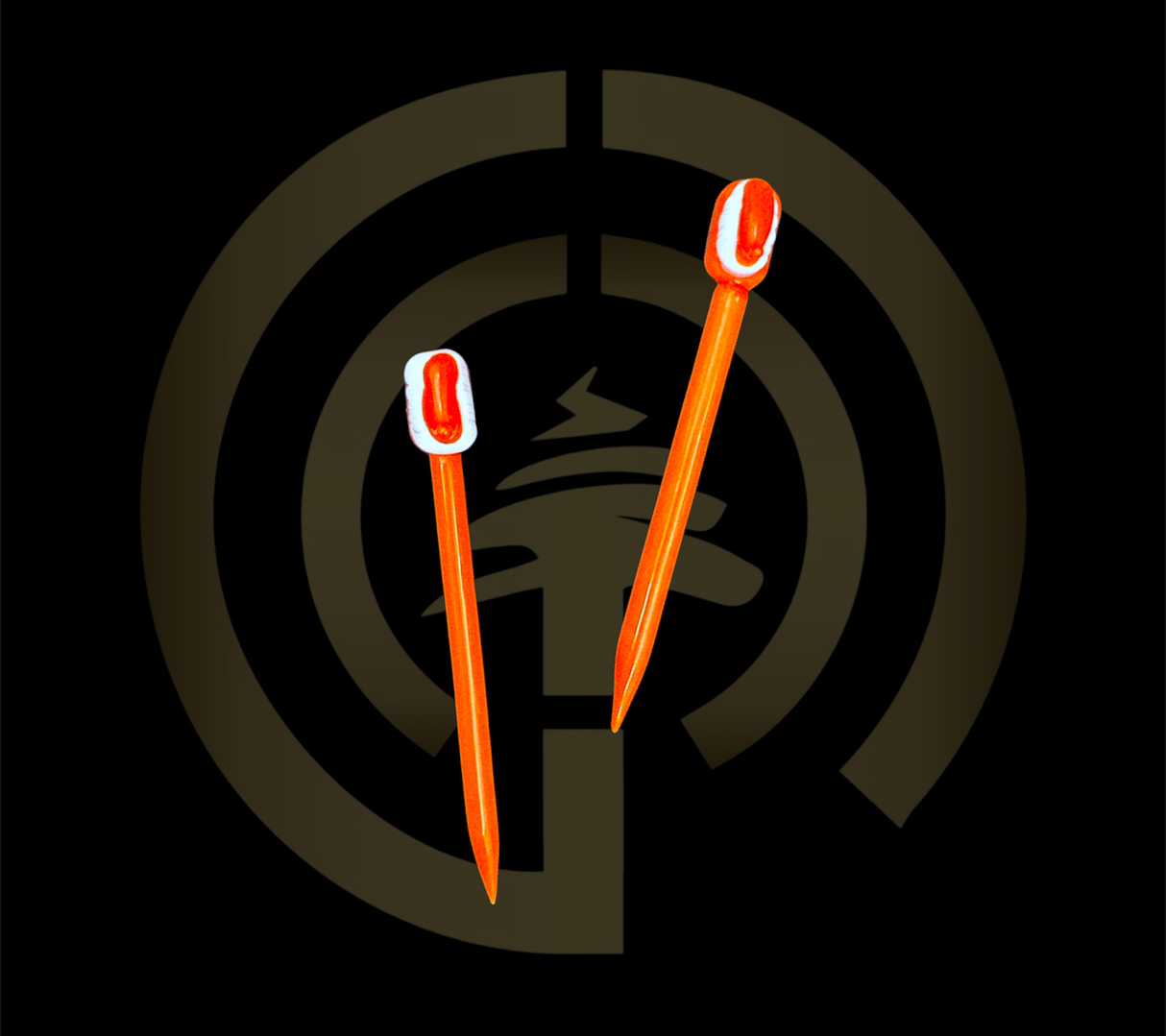 Glass Dab Tool - Orange Toothbrush (5")