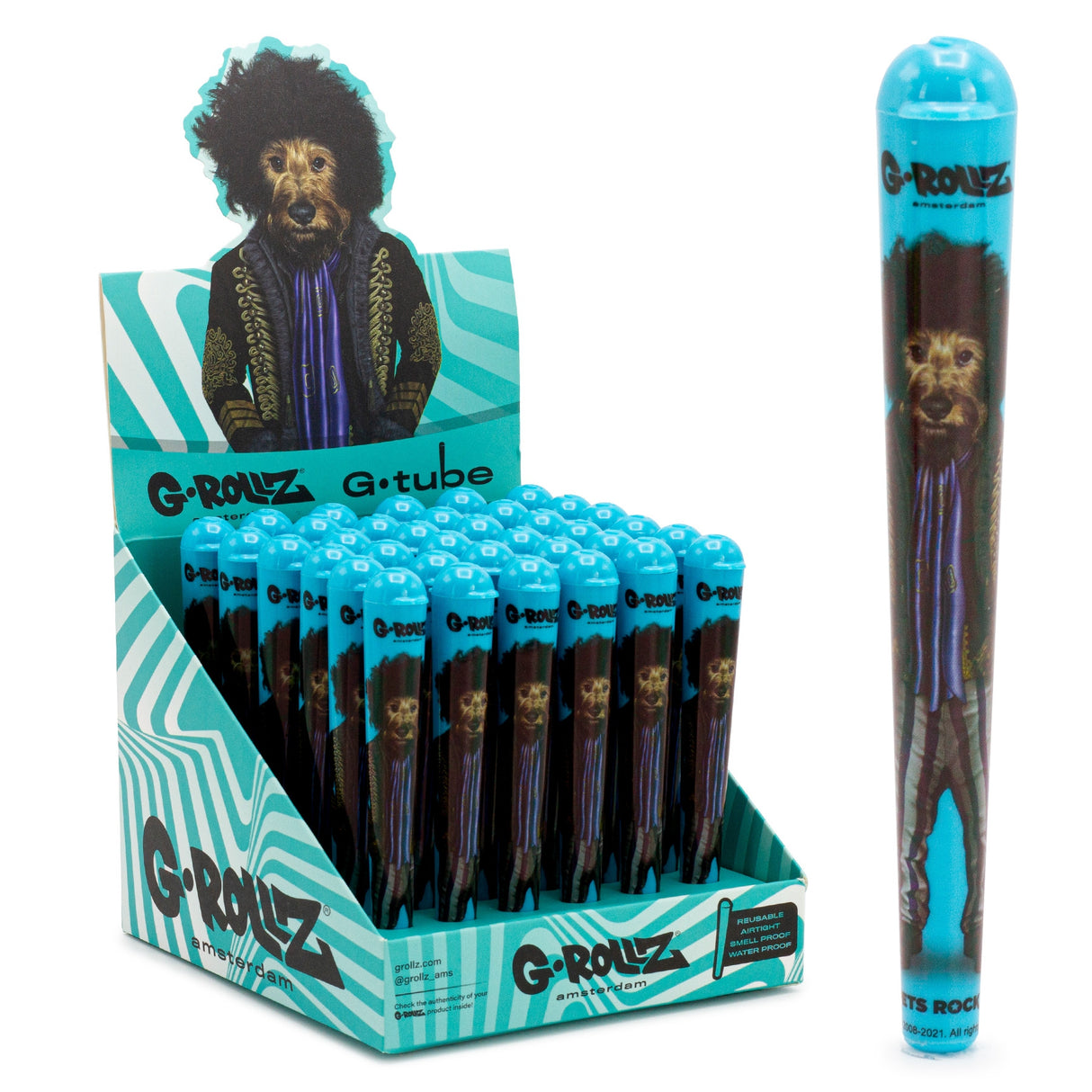 G Rollz Cone Holders - Afro Dog (36pcs)