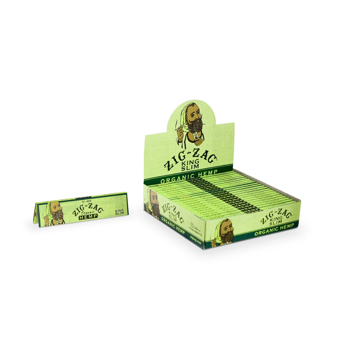 Zig Zag - Organic Hemp Papers (King Slim)(24 Pack)