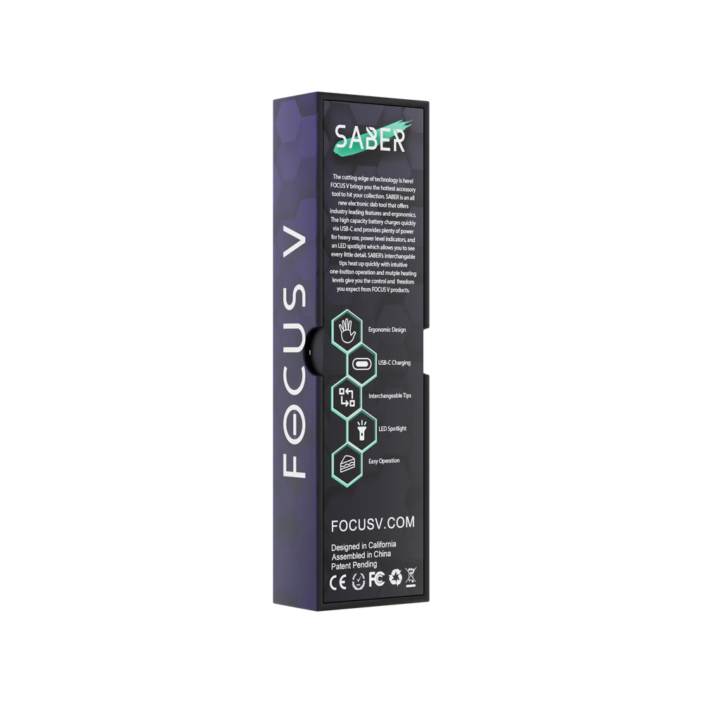 Focus V Saber Electronic Dab Tool - Grape