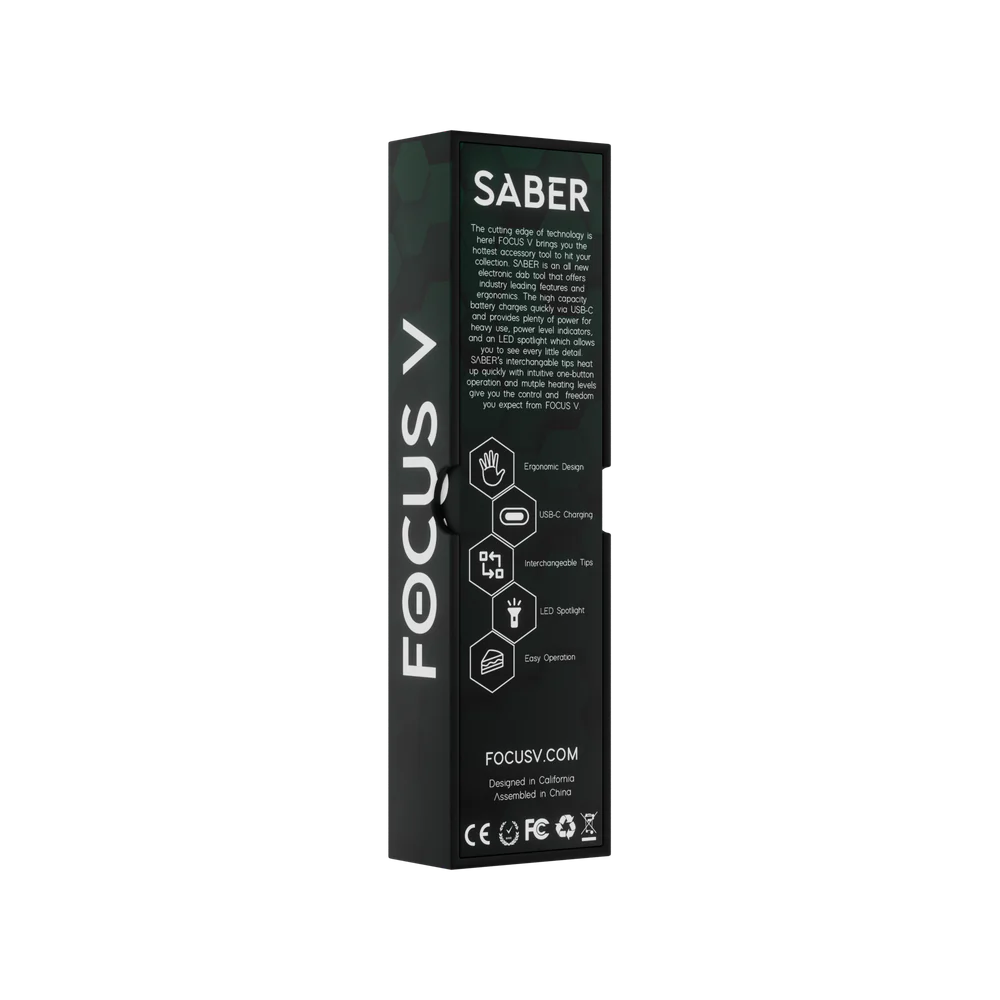 Focus V Saber Electronic Dab Tool - Black