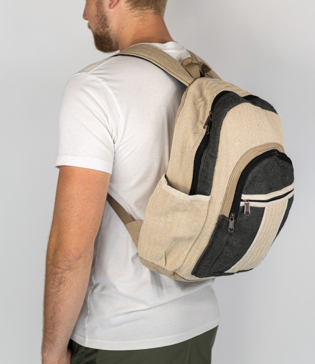 Nature Sacks - Handcrafted Hemp Backpack - Charcoal