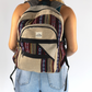 Nature Sacks - Handcrafted Hemp Backpack - Red Design