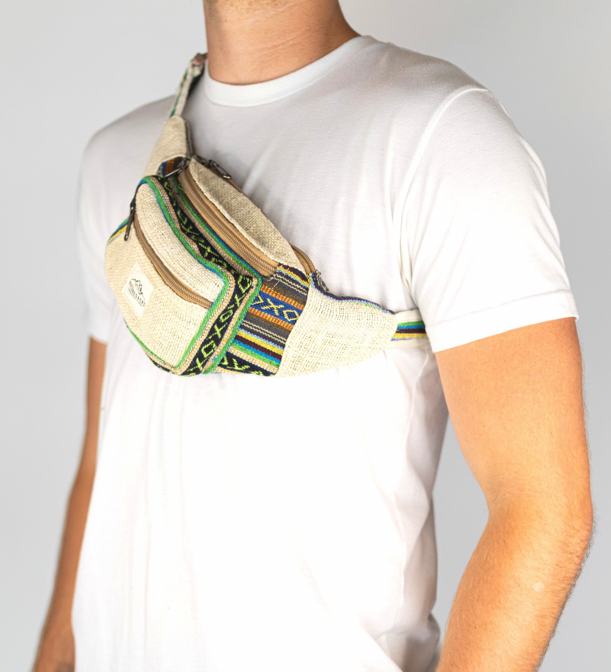 Nature Sacks - Handcrafted Hemp Fanny Packs - Green