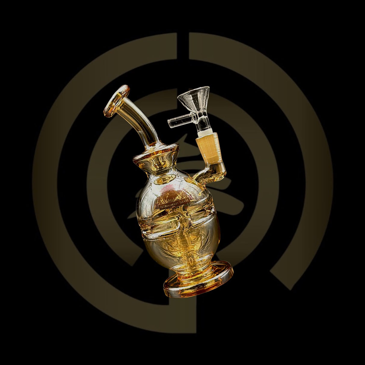 Glass Water Pipe - Mini Fab Egg (6'")