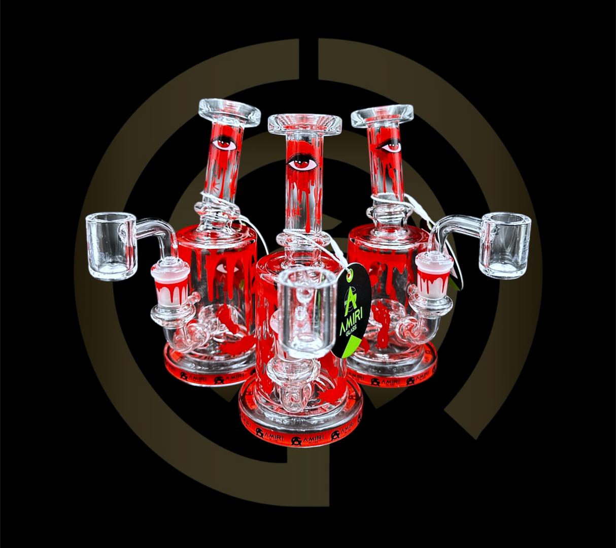Amiri Glass - Red Eye Rig (6")