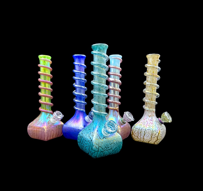 Soft Glass Water Pipe - Arabian Vase (12.5")
