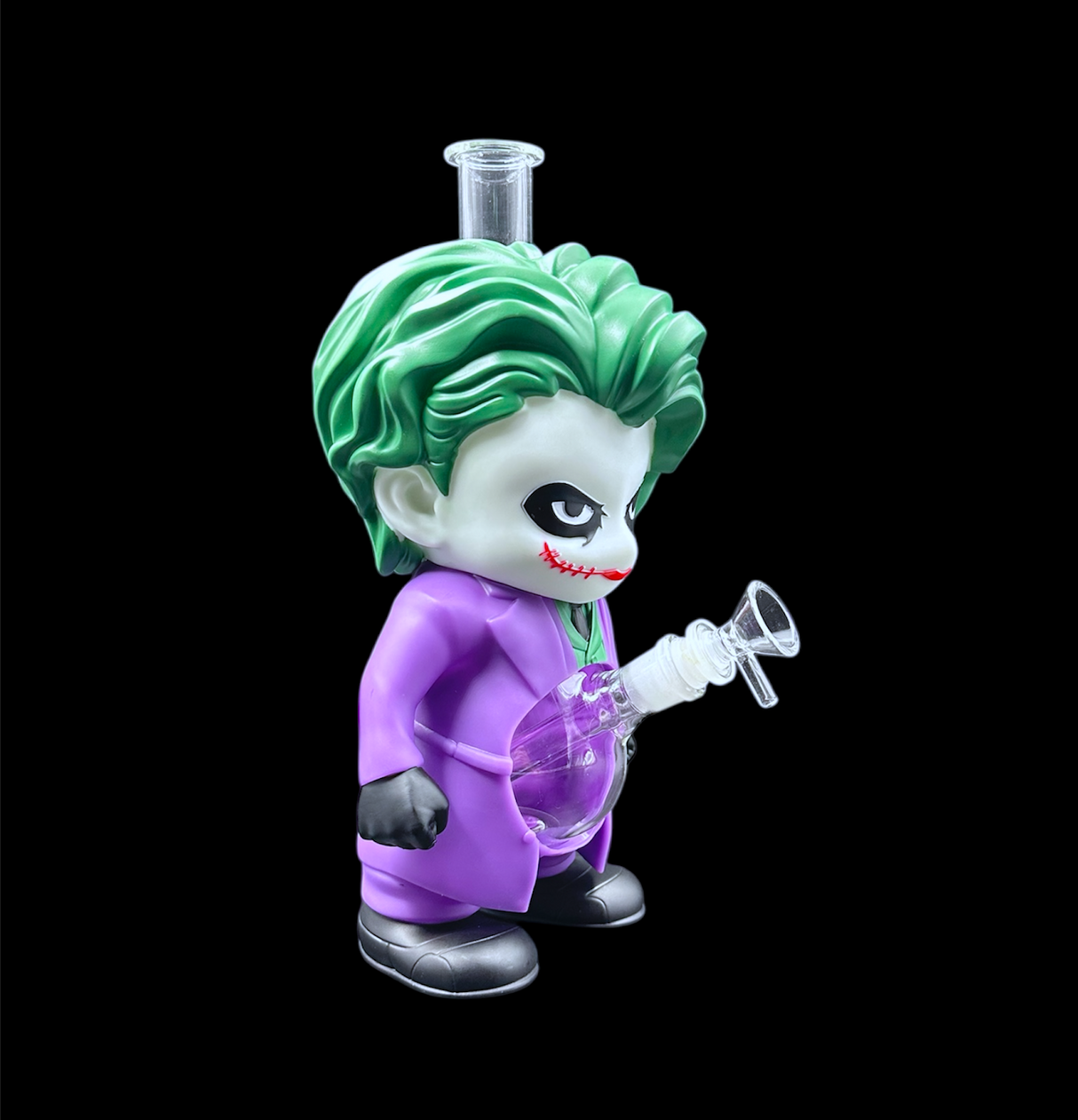 Glass Water Pipe - Baby Villain (12")