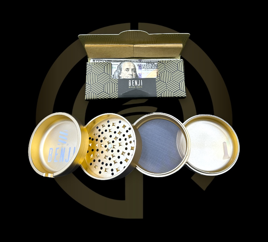 Benji - XL Ashtray Grinder w/ Papers