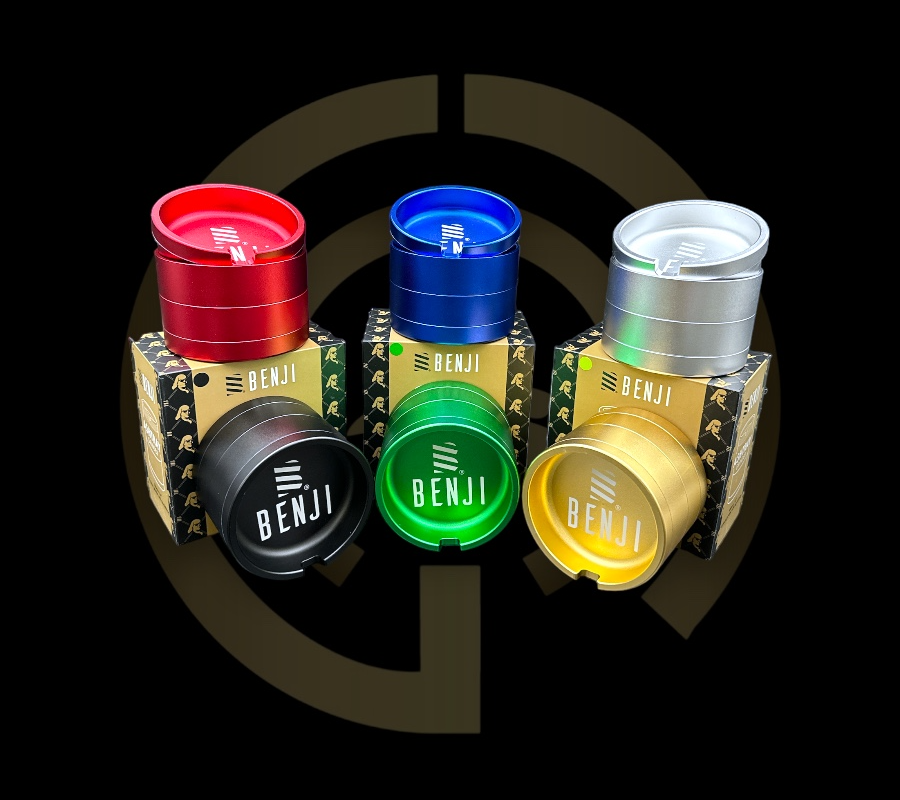 Benji - XL Ashtray Grinder w/ Papers