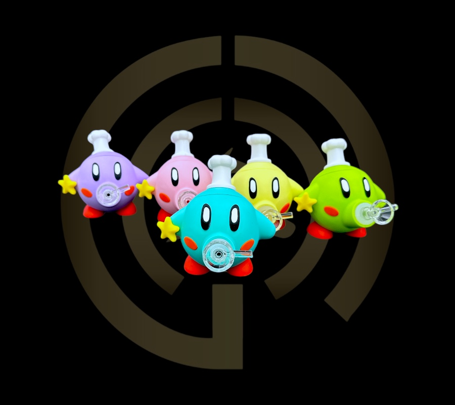 Silicone Water Pipe - Bubbly (4.25")