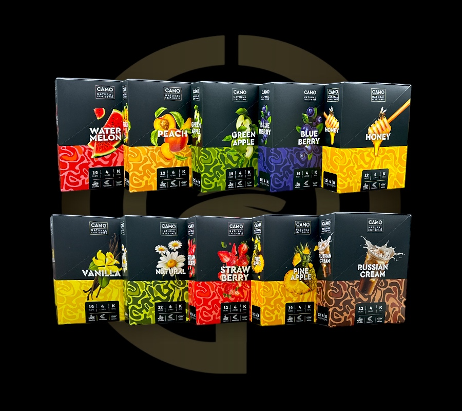 CAMO Natural Leaf Cones (10 Flavors)