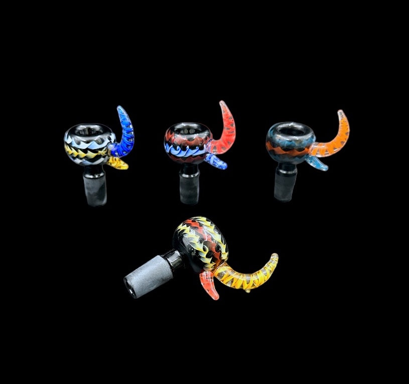 Glass Bowl - Double Horn (14mm)