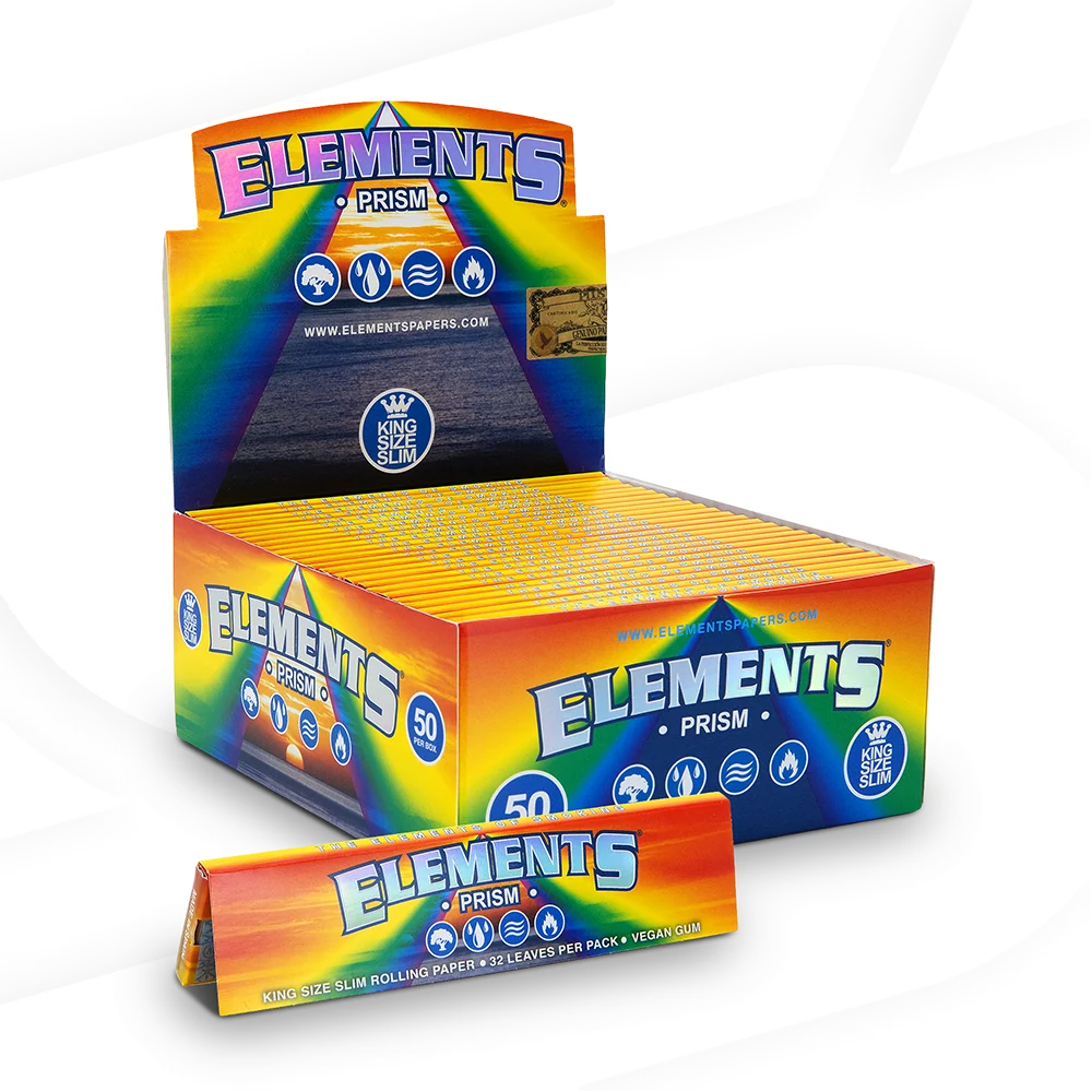Elements - King Size Slim Prism Papers (50pcs)