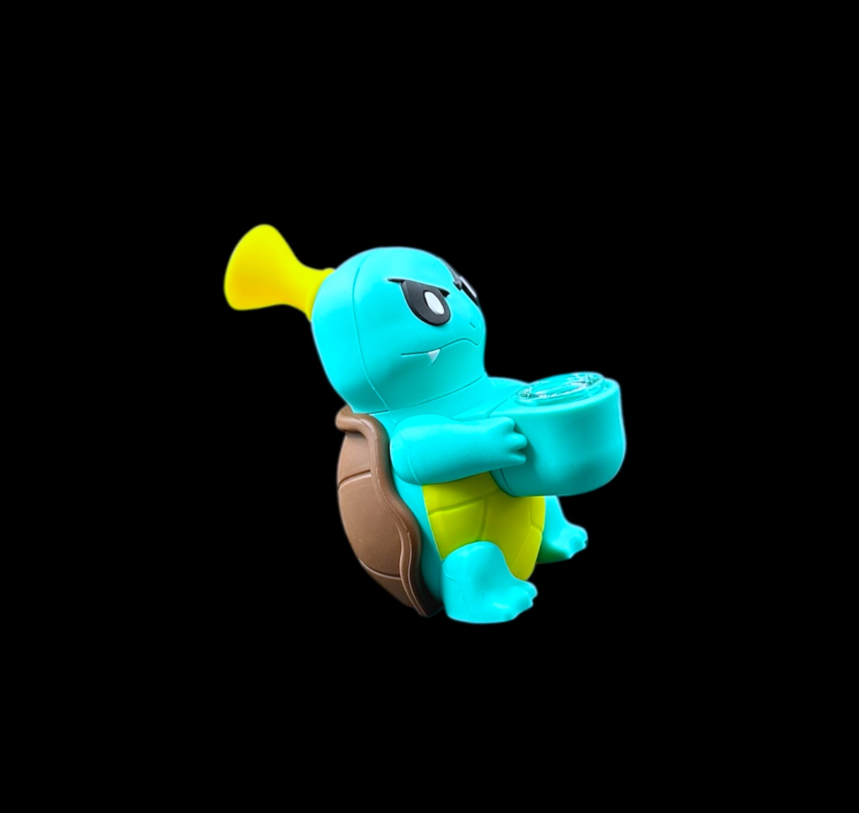 Silicone Water Pipe - Angry Turtle (5")