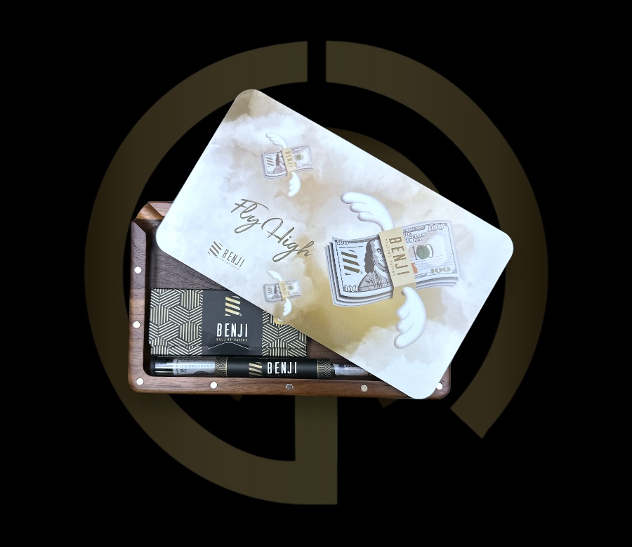 Benji - Walnut Rolling Tray