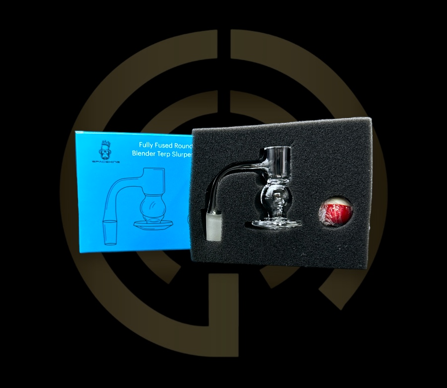 Space King Quartz Bangers - Fully Fused Round Blender Terp Slurper (14mm)