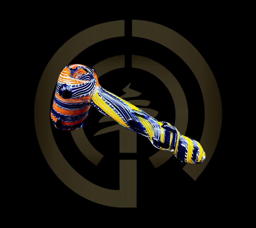 Glass Bubbler - Water Fall (7")