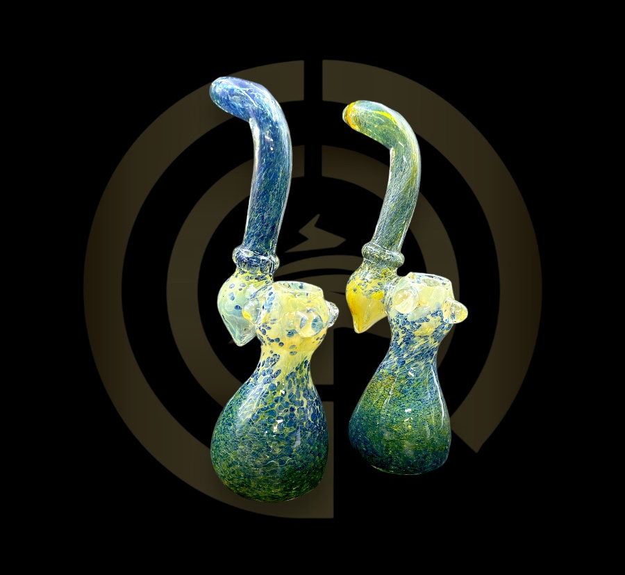 Glass Bubbler - Water Marks (9.5")